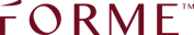 Dark red text on a white background spelling "FORME" with a trademark symbol.